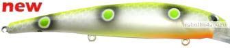 Воблер Bandit Walleye Deep 120 мм / 17,5 гр / Заглубление: до 8,1 гр / цвет:  Lemonback GRN Dots D85