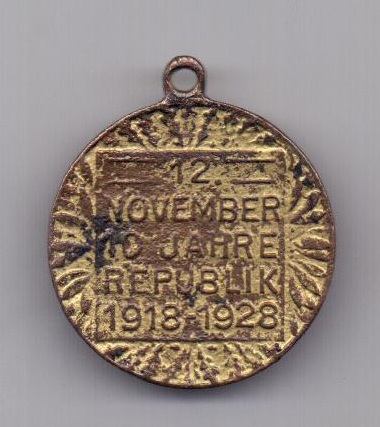 медаль 1918 - 1928 года Германия