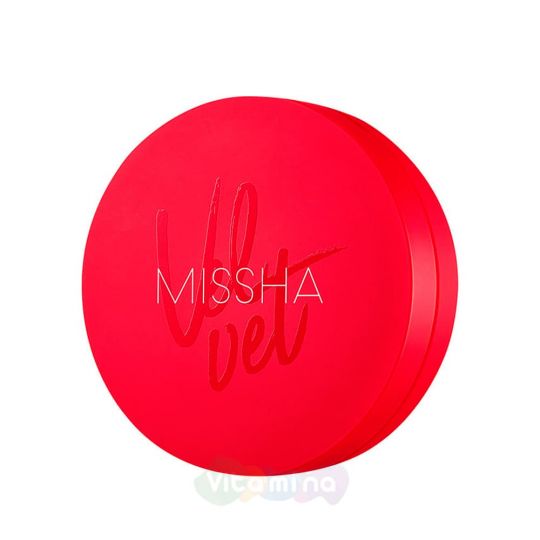 Missha Тональный кушон с матовым финишем Velvet Finish Cushion SPF50+ PA+++, 15 гр