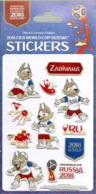 Стикеры Волк Забивака  ЧМ Чемпионат мира по футболу FIFA RUSSIA 2018 года