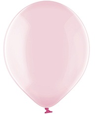 Хрустальный Розовый шар латексный с гелием