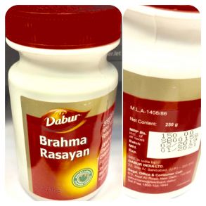 До 03. 2023 БРАХМА РАСАЯНА Дабур  AYURVEDA- BRAHMA RASAYANA 250 гр