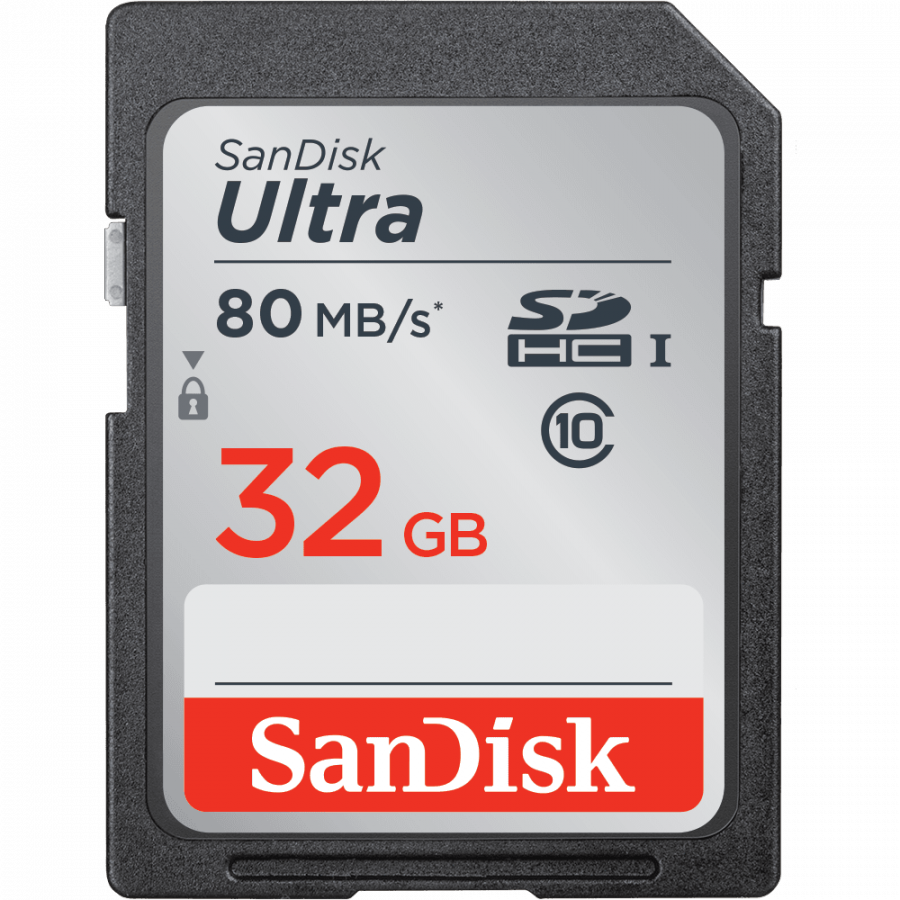Карта памяти SanDisk Ultra SDHC/SDXC UHS-I  Class 10 32 GB