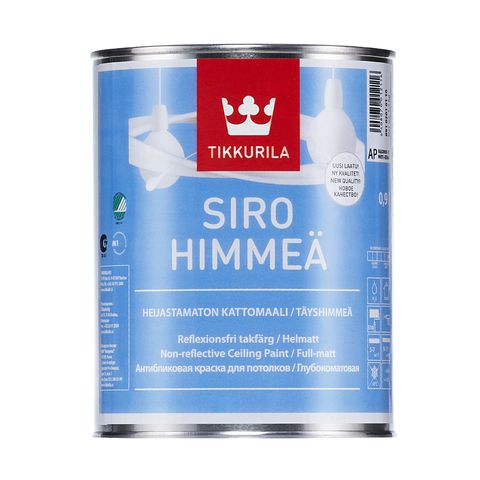 Siro Himmea акрилатная краска для потолка Производство Финляндия