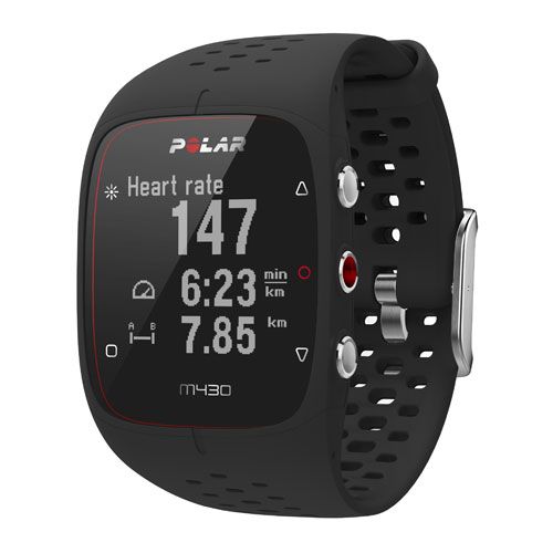 Часы для бега с GPS POLAR M430, цвет черный