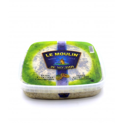 Халва кунжутная с фисташками Le Moulin Ле Мулин - 2 кг