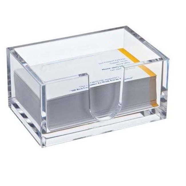Настольный Акриловый Держатель Визиток Card Case, Цвет Прозрачный