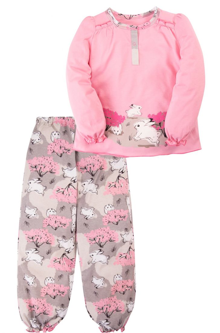 Пижама для девочки розового цвета