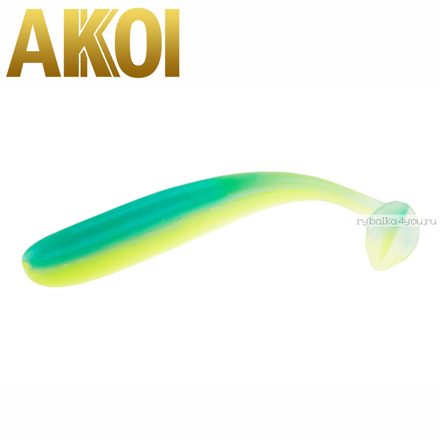 Мягкая приманка Akkoi Prime 5'' 125 мм / 10,4 гр / упаковка 4 шт / цвет: SE07