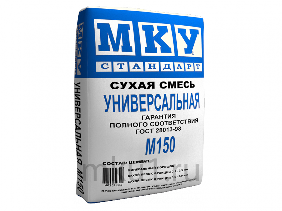 Сухая смесь Универсальная М150 "МКУ Стандарт" - 40кг