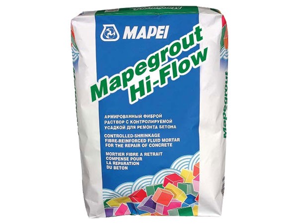 MAPEGROUT HI-FLOW (Мапеграут Хай-Флоу) быстротвердеющая бетонная сухая смесь наливного типа "MAPEI" - 25кг