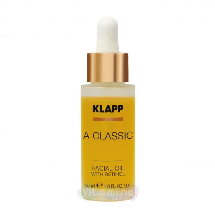 Klapp Масло для лица с ретинолом A Classic Facial Oil With Retinol, 30 мл