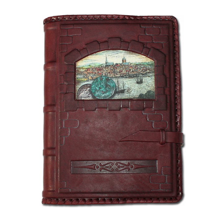 Кожаный ежедневник в стиле 19 века, модель 41