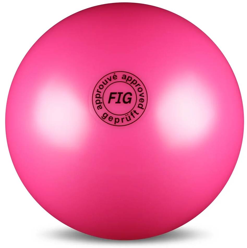 Мяч для худ. гимнастики INDIGO FIG AB2801 19cм 420г металлик