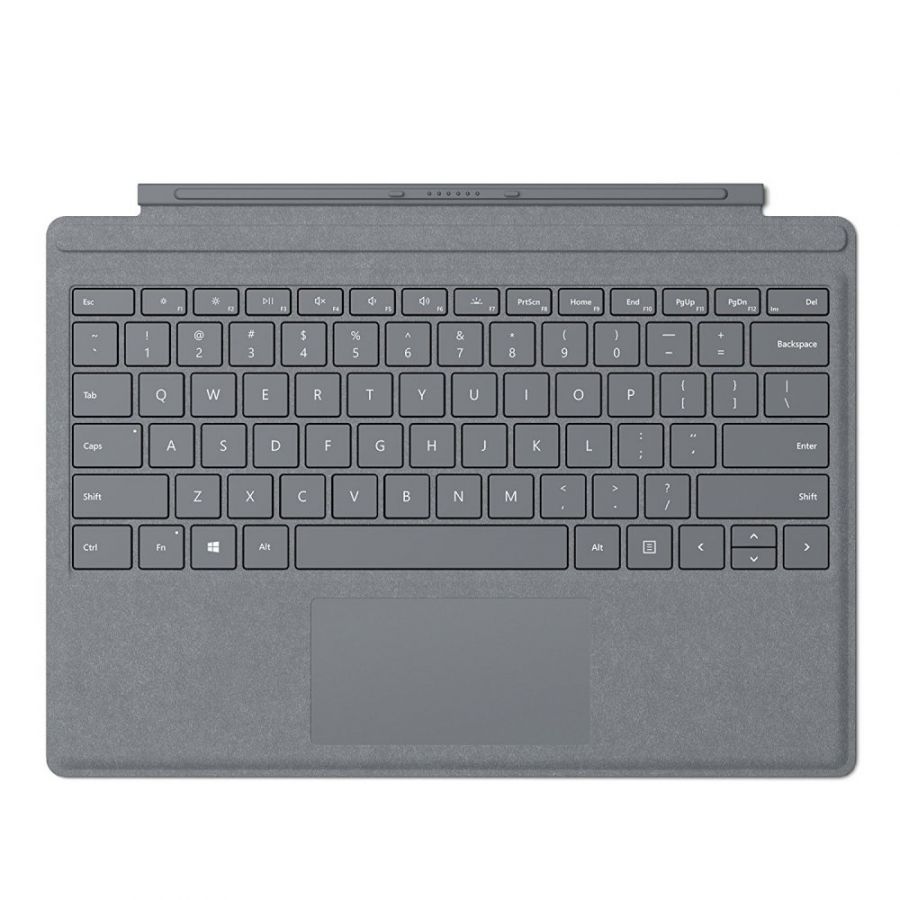 Клавиатура Microsoft Surface Pro Signature Type Cover материал Alcantara (Platinum)