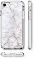 Купить чехол Spigen Ultra Hybrid 2 Marble для iPhone 7 белый чехол для Айфон 7 в Москве в интернет магазине аксессуаров для смартфонов elite-case.ru
