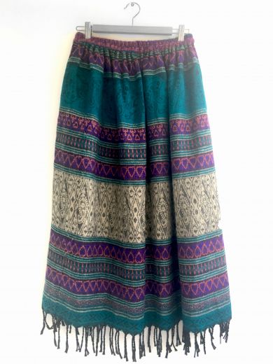 Этническая непальская теплая юбка. Купить в Москве в интернет магазине