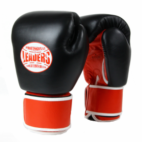 Перчатки боксерские LEADERS THAI SERIES TS3S BK/RD