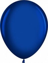 Шар (12"/ 30 см, синий сапфир, металлик, 100 шт