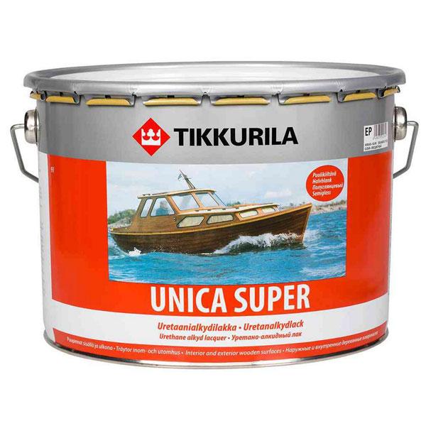 Лак "TIKKURILA" Уника Супер полуглянцевый - 0,9л