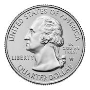Монета Quarter Dollar (2019) (оригинал)