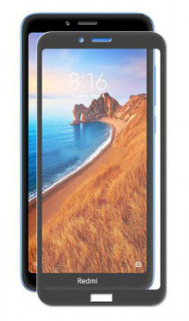 Защитное стекло противоударное PALMEXX для Xiaomi redmi 7A 5D черное