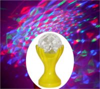 Декоративный LED-светильник Шар В Руках, 18 см, цвет желтый (1)