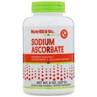 Витамин С, Sodium Ascorbate, Crystalline Powder Nutribiotic, (454g)