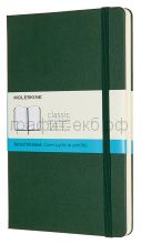 Книжка зап.Moleskine Large Classic пунктир зеленая QP066K15