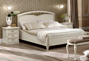 Кровать 140х200 без изножья Camelgroup Nostalgia Bianco Antico 085LET.32BA