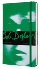 Книжка зап.Moleskine Large BOB DYLON линейка зеленая LEBDQP060A