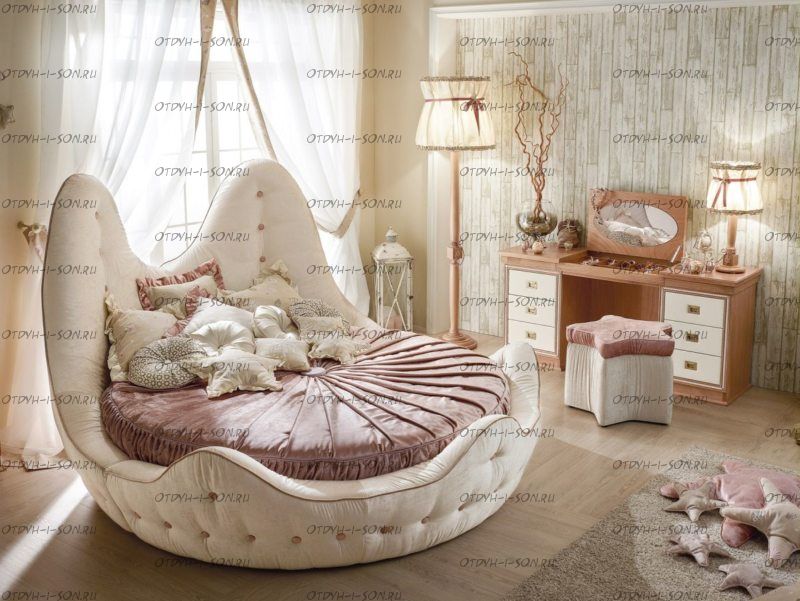 Круглые кровати - купить круглую кровать в интернет-магазине