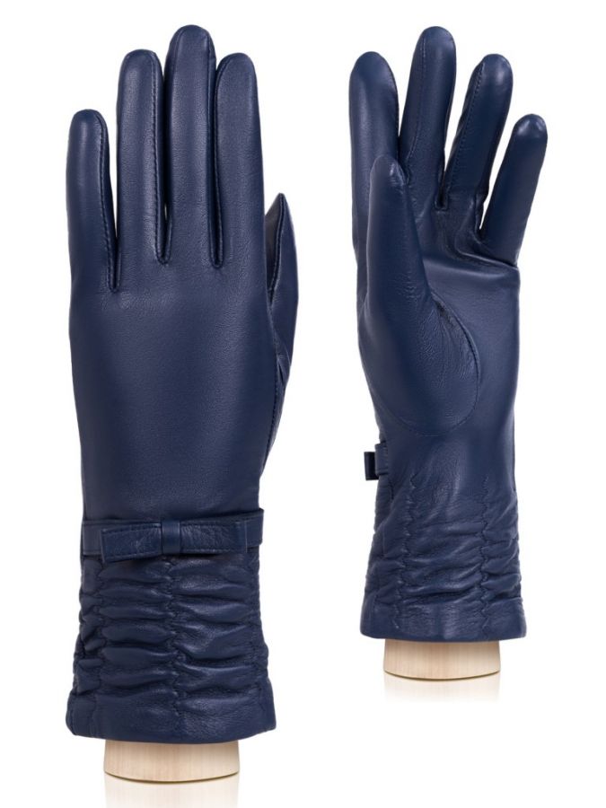 Женские перчатки с кожаным бантиком LABBRA GR01-00027436