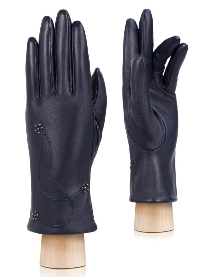 Кожаные перчатки с декоративной строчкой ELEGANZZA GR01-00027373
