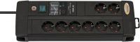 Сетевой фильтр Brennenstuhl Premium-Line 30 000 А; 8 розеток, 3 метра; черный, кабель H05VV-F 3G1,5 (1256000398)