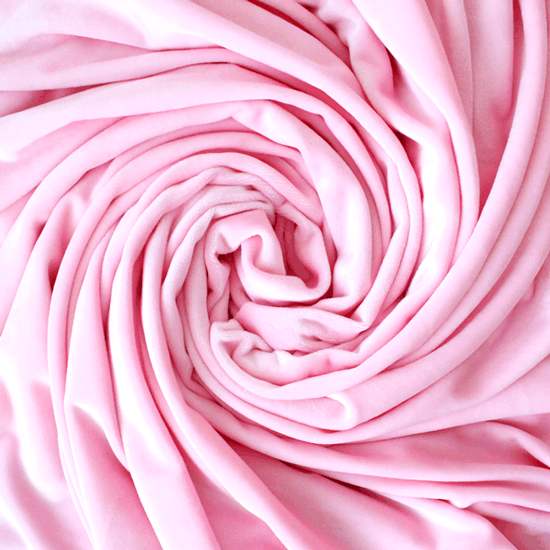 Мелковорсовый мех Велюр - Нежно-розовый 50х35