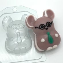 Форма для мыла и шоколада "Мышь деловой"