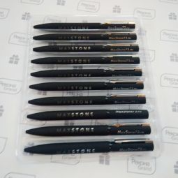 ручки с soft touch покрытием с логотипом