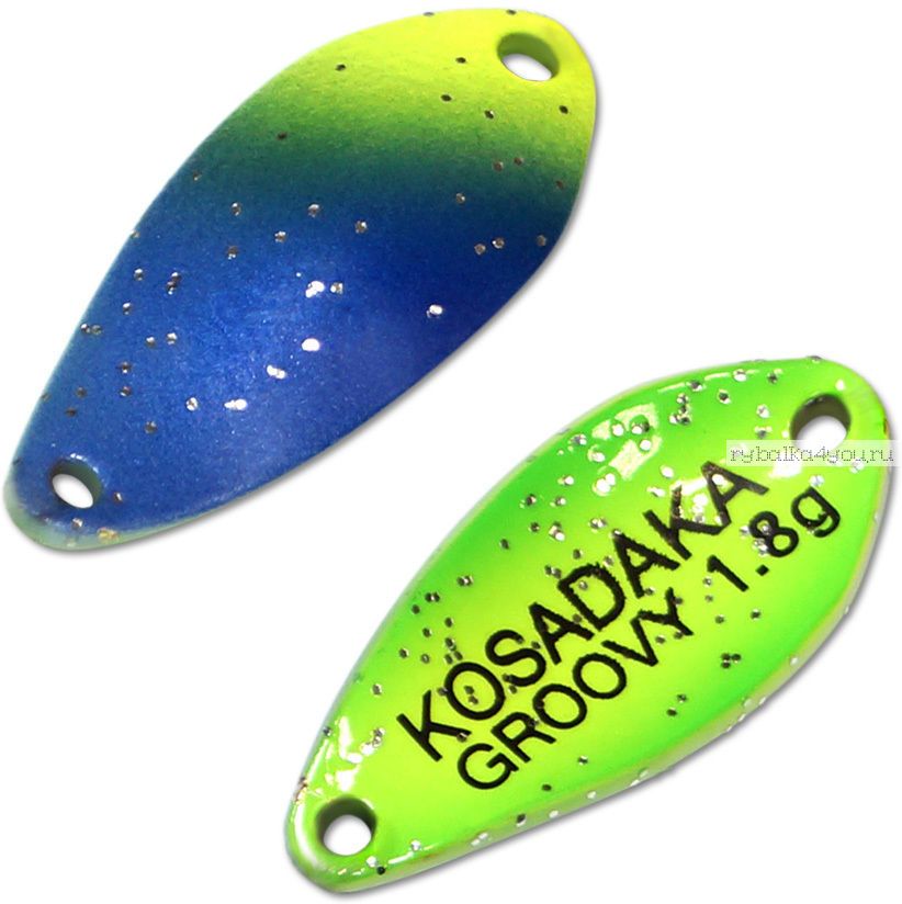 Блесна колебалка Kosadaka Trout Police Groovy 1,8 гр / 25 мм / цвет: AA15