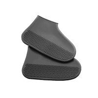 Водонепроницаемые Защитные Чехлы для Обуви Waterproof Silicone Shoe Cover, Цвет Серый (2)
