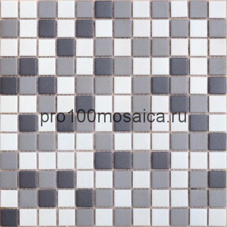 Мозаика из керамогранита неглазурованная с прокрасом в массе Equinozio 30х30х0,6 см (чип 23х23х6 мм)