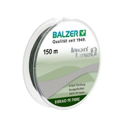 Плетеная леска для спиннинга Balzer Iron Line 8x Green 150м 0,12 мм 9,8 кг