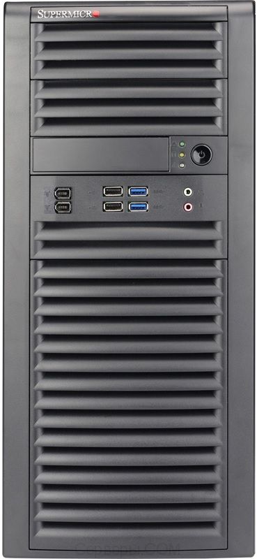 Серверная платформа Supermicro SuperWorkstation 7037A-I Tower 4.5U 2xLGA 2011 4x3.5", SYS-7037A-I