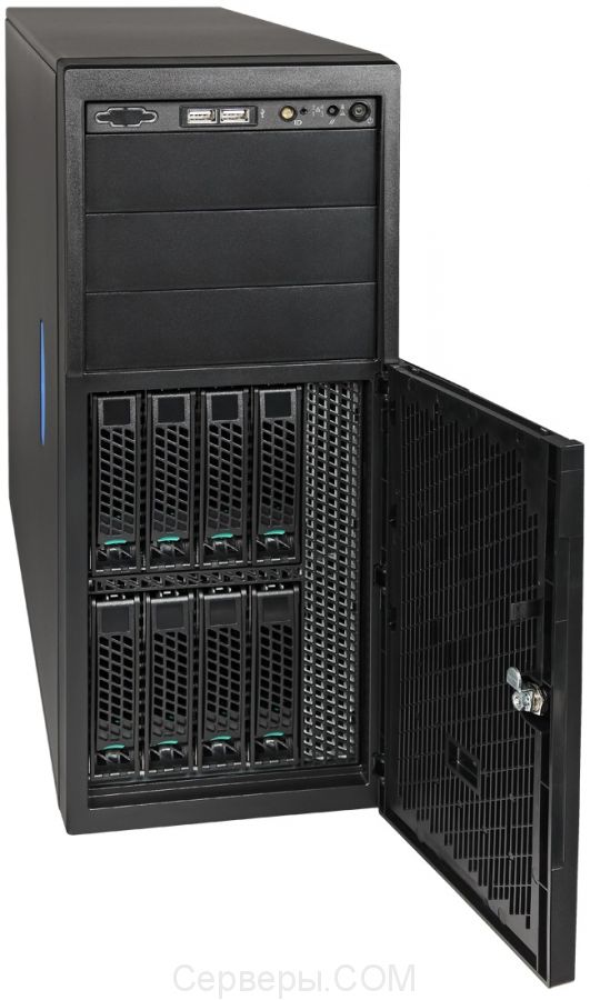 Серверная платформа Intel Canoe Pass Rack/Tower 4U 2xLGA 2011 8x3.5", P4308CP4MHGC