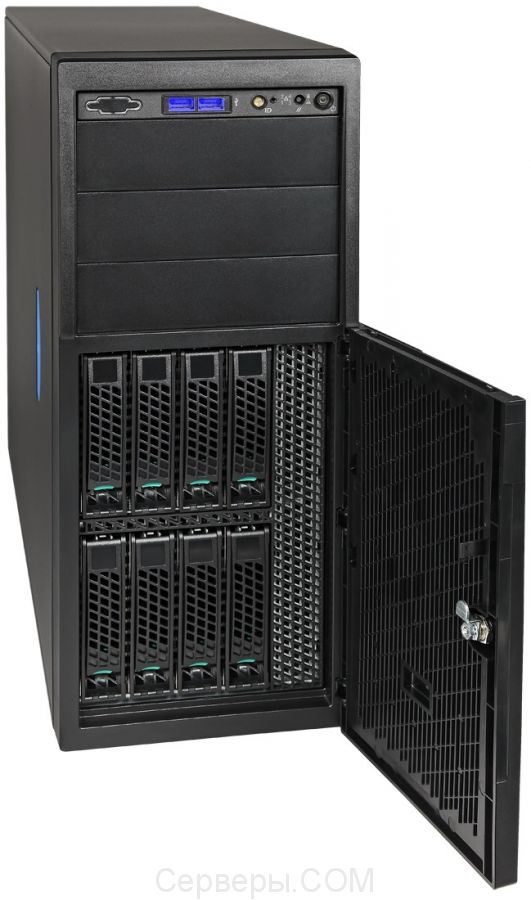 Серверная платформа Intel Rainbow Pass Tower 4U 1xLGA 1150 8x3.5", P4308RPLSHDR