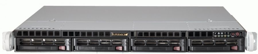Серверная платформа Supermicro SuperServer 6017R-N3RFT+ 1U 2xLGA 2011 4x3.5", SYS-6017R-N3RFT+