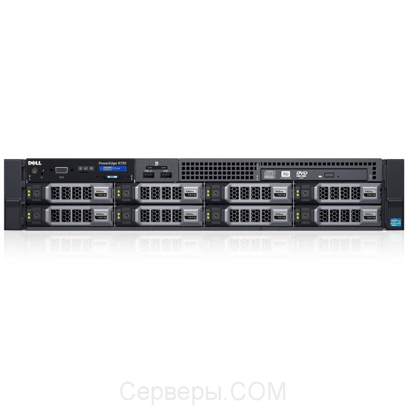 Сервер Dell PowerEdge R730 3.5" Rack 2U, 210-ACXU-333
