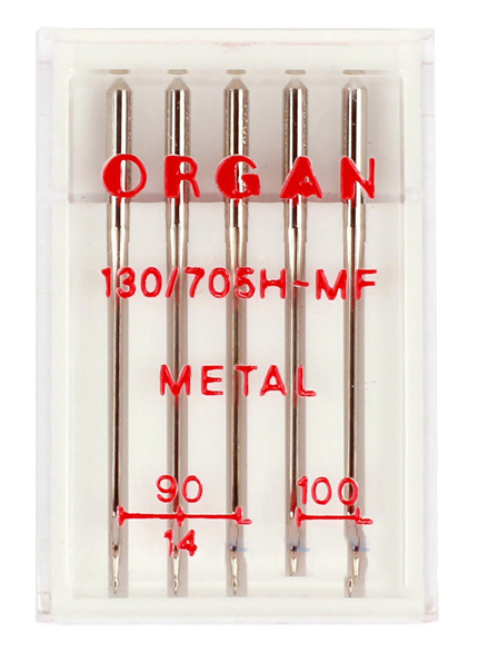Иглы ORGAN металл, набор №90-100 (5шт.)