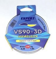Леска хамелеон Expert Profi голубая VS90-3D 0,14 мм 30 М