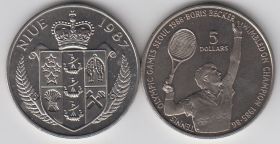 Ниуэ 5 долларов 1987 UNC